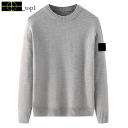 Sweaters Mens Designer Hoodies Knit Sweatshirt Crew Neck Long Stone Pullover Hoodie Couple Clothing Autumn and Spring Warm Stones Island Tech Fleece Tops Cp 3541