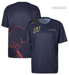 Men's Polos F1 Racer T-shirt Team Uniform Mens Fan Racing Uniform Short-sleeved Quick-drying T-shirt Can Be Customizable Pi80