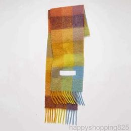 2022 Fashion Europe Latest Autumn and Winter Multi Colour Thickened Plaid Womens Scarf Ac with Extended Shawl Couple Warm G0922 51ER7