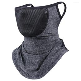 Bandanas Bicycle Outdoor Sports Ear Hook Triangle Scarf Hiking Touring Full Face Sunshade Mask Bandana Men Women Sunscreen