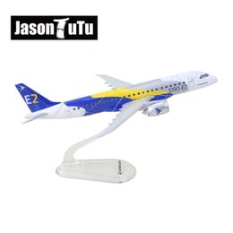 JASON TUTU EMB Embraer E190-E2 Aircraft Diecast 1/250 Scale Planes E190-E2 Aeroplane Model Plane Model Drop 240223