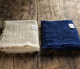 Nordic Plain ZAKKA Linen Cotton Table Napkins Towels Solid Colour Home Kitchen Dishcloth5838554