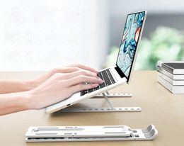 Epacket Creative Portable Laptop Stand Foldable Support Base Notebook Stands for Macbook Pro Lapdesk Computer Holder Cooling Brack8653813