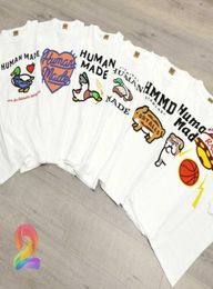T Shirt Love Cartoon Flying Duck Dog Pig Slub Cotton Short Sleeved Tshirts for Men Women3387995
