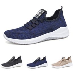 running shoes for men women Solid Colour hots low black white Khaki breathable mens womens sneaker walking trainers GAI