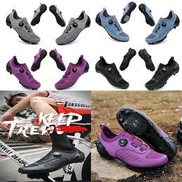 deszigner Cycling Shoes Men Sports Dirt Road Bike Shoes Flat Speed Cycling Sneakers Flats Mozcuntain Bicycle Footwear SPD Cleats Shoes 36-47 GAI