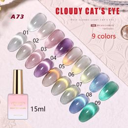 Vendeeni 9 Colour Nail Gel Polish 9D Jade Cat Eye Magnet Hybrid Varnish Soak Off Magnetic Lacquer Primer Art 240229