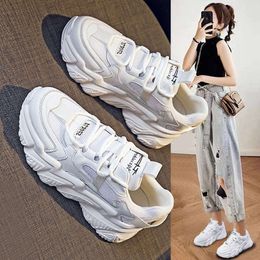Dads 2024 Womens and Spring Autumn Season New Mesh Casual Instagram Trendy Versatile Breathable Korean Edition Genjuku Shoes 54579 90168