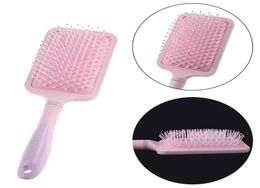 12pcslot Hair Comb Healthy Detangling Massage Brush Hairbrush Comb WetDry Scalp Plastic Airbag Combs Wheat Straw Plastic comb Fr5534038