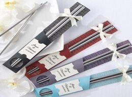 Precious Classical Wedding Chopsticks Popular Reusable Dining Chopsticks Stainless Steel Material New Arrivals 4762631