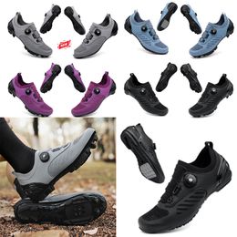 designer Cycling Shoes Men Sports Dirt Road Bike Shoes Flat Speed Cycling Sneakers Flaats Mountain Bicycle Footwear SPD Cleats Shoes 36-47 GAI