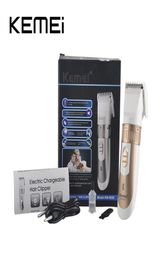 Epacket KEMEI KM9020 Professional Electric Hair Clipper Trimmer Titanium Blade Hairclipper Cutting Machine Shearer With Limit Com3828149