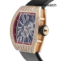 Exciting Watch Nice Watch RM Watch Rm023 Automatic Mechanical Watch Rm023 rg Rose Gold Original Diamond