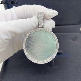 Custom Jewellery Moissanite Diamond Memory Photo Pendant