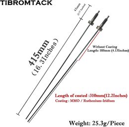 Water Heater Powered Titanium Anode Rod with Ruthenium-Iridium Coating for Hot Water Heaters