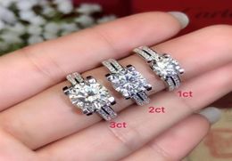 moissanite 925 Silver fashion design strong fire color diamond high hardness VVSD4509670