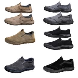 Men's shoes, spring new style, one foot lazy shoes, comfortable and breathable Labour protection shoes, men's trend, soft soles, sports and leisure shoes 39 trendings