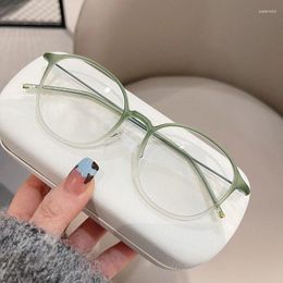 Sunglasses Frames Selling Eyeglass For Men Round Shape Anti Blue Light Women's Glasses Frame High Quality Decorative Glass