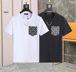 2024 Designer Mens T-shirt Summer Mens T-shirt Short Sleeve Top Printed Fashion Shirt Mens and Womens T-shirt Asian Size M-XXXL G45