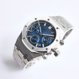 Chronograph Watch Mens Quartz Movement Designer Watches 38mm Business Wristwatch 316 Stainless Steel Bracelet Waterproof Fashion Men's Wristwatch Montre de Luxe