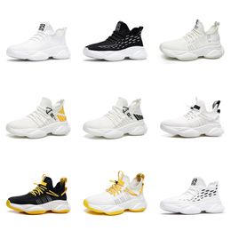 Running shoes Mens GAI breathable black white gray yellow Spring and Summer Breathable Lightweight Sneakers Six