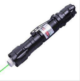 009 532nm Green Laser Pointer Pen pointer Clip Flashlight Twinkling Star Laser Tactical 80PCSLOT8537735