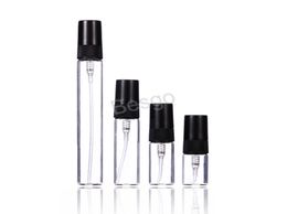 2ml 5 ml 10ml Glass Perfume Spray Bottle Portable Clear Empty Perfume Bottles Cosmetic Containers With Atomizer Spray Bottles BH274224825