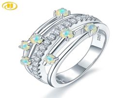 Natural Opal 925 Silver Ring for Women 087 Carat Opal S925 Silver Women039s Ring Classic Design Exquisite Style Anniversary 224794021