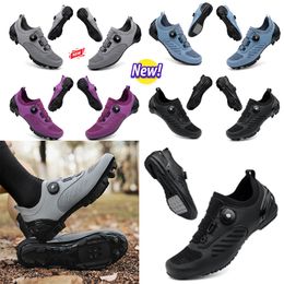 Men Road Dirt Designer Sports Bike Shdaoes Flat Speed Cycling Sneakers Flats Mountain Bicycle Footwear SPD Cleats Shoes 36-47 GAI 41924 s