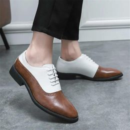 Dress Shoes Small Numbers Size 38 Men Elegant White Sneakers Sports Super Brand Sneakeres Fashion-man Nice