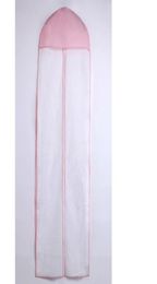 New no signage pink white cheap wedding evening dress dust coat storage bag1605731