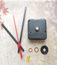 50PCS 12MM Shaft Sweep Silent Quartz Clock Movement Mechanism DIY Repair Kits With Plastic Black Hands4744398