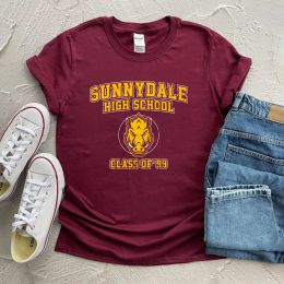 T-Shirts Sunnydale High School TShirt Buffy The Vampire Slayer Tshirt Class of 99 Tees Unisex Short Sleeve Tshirt Cool Vampire Shirts