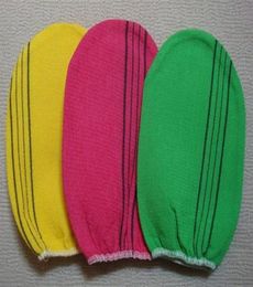 Scrubbers Whole 3 pcs lot italy towel korea glove viscose mitt body scrub kessa exfoliating tan normal Factory ex206y2715734