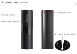 New Electric Wine Opener Rechargeable Automatic Corkscrew Creative Wine Bottle Opener with USB Charging Cable Suit for Home Use2659665451