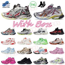 OG Original with box Luxury belenciaga Runner 7.0 Women Men casual shoes Paris Runner Transmit sense belanciaga BURGUNDY Deconstruction Trainers Loafers jogging 7