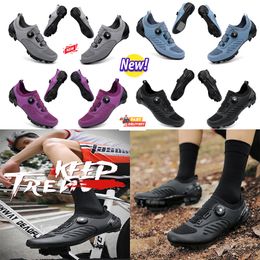 designer Cycdalsaing Shoes Men Sports Dirt Road Bike Shoes Flat Spdaeed Cycling Sneakers Flats Mountain Bicycle Footwear SPD Cleats Shoes 36-47 GAI