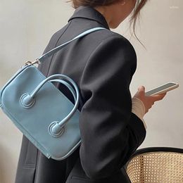 Evening Bags 2024 Korean Niche Design Crossbody Women's Bag Fashion Texture Candy Color Handbag Boston Luxury Handbags