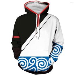 Men039s Hoodies Anime GINTAMA Sakata Hoodie Kimono Autumn Winter Thick Fashion Hooded Jacket Unisex Leisure Sweatshirt2392558