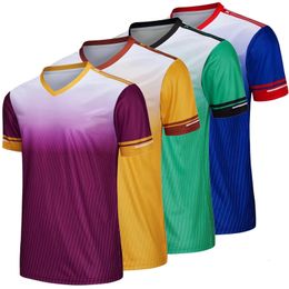 Soccer Jersey Blue White Football Shirt Surverement Kits Mens Running Short sleeve Sports Men Tops 240228