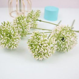 Decorative Flowers Artificial Plant Green Ball Garden Decor For Yard Christmas Supplies Shopping Mall Window Display Fake Plants Decoration