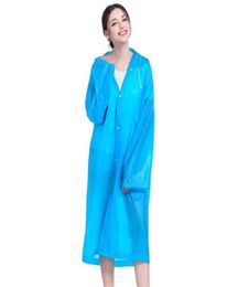 PVC Adult Disposable Poncho Hooded Rain Coat Hood Emergency Raincoat Waterproof Poncho Dorp8062165