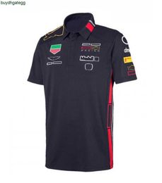 Mens Polos F1 Team Version Car Fan Racing Suit Men and Women Summer Red Shortsleeved Tshirt Car Fan Car Quickdrying Clothes Overalls Polo Customizat Customizabl Ygyd
