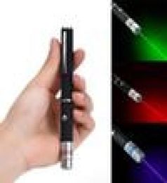 Highquality Laser Pointer Red Green Purple Threecolor Laser Projection Teaching Demonstration Pen Night Children Toys4230925