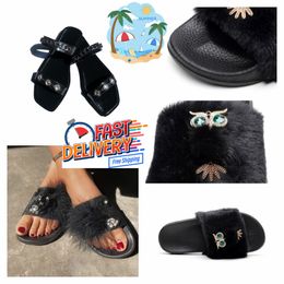 Designer Slippers Women Mens Flip Flops Luxury Rubber Women Dress Shoes Big Head Beach Sexy Black Outdoor Fashion Slide GAI womens summer slipper