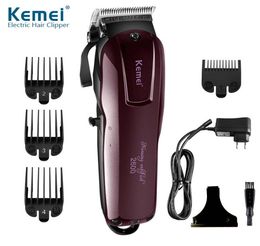 KEMEI KM-2600 Professional Electric Beard Shaver Rechargeable Hair Clipper Titanium Knife Cutting Machine5607017