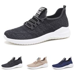 running shoes for men women Solid color hots low black white Gold breathable mens womens sneaker walking trainers GAI