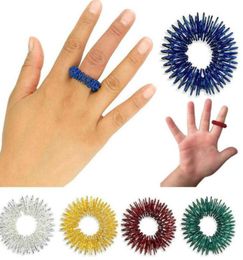 250PCSDHL Spiky Massager Finger Ring sensory anti anxiety rings Fidget Sensory Toy Stress Relief Anti Anxiety Reliever Push Bubbl9287481