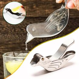 Forks 1Pc Bird Shape Squeezer Anti Corrosion Hand Press Orange Juicer Handheld Portable 304 Stainless Steel Citrus