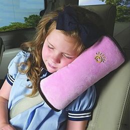 Car Seat Belt Shoulder Pad Sets Neck Pillow Protective Cover Car Cartoon Cute Plush Pillow To Sleep Can 391B 587216s1696221